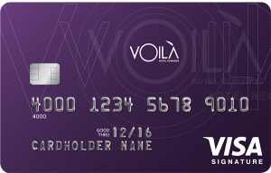 The VOILÀ Hotel Rewards Visa Signature Card